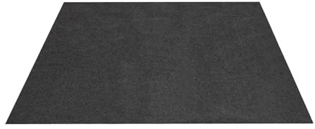 GOPLUS Garagenbodenmatte, 252,5 x 221 cm Ölauffangmatte zum Schutz des Garagenbodens, Bodenmatte mit doppelseitigem Klebeband, Garagenmatte Antirutschmatte Auto, wiederverwendbar