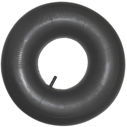 QsEzDo 15x6.00-6 Heavy Duty Replacement Inner Tube (1-Pack), with TR13 Straight Valve Stem, work for 15x6.00-6 inch Tire onto Lawn Mower, Yard Carts, Trailer Dollies,Wagon,Yard tractors,ATV