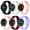 VELULYX Correa silicona compatible con Garmin Vivoactive 4S/Venu 2S/Venu 3S/Vivomove 3S, correa deportiva 18mm para Fossil Ladies Gen 6/Gen 5E/Fossil Ladies Q Venture HR Gen 4/Withings Steel HR 36mm