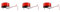 Nemeaii 3X AC 220V Industrial LED Stroboskop Licht Unfall Warnung Lampe Rot LTE-5061 De