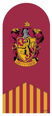 SC4515 Gryffindor - Telón de Fondo y velero Individual de cartón de Harry Potter, Altura Recortada, 185 cm