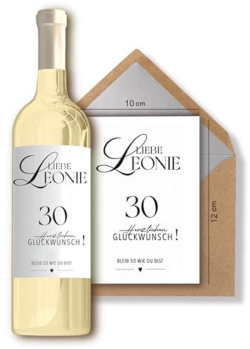 Weinetikett Geburtstag | Weinflaschenaufkleber | Geburtstag Geschenk personalisiert | Jubiläum Geschenk | Kreatives Geschenk zum Geburtstag