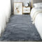 Homesally Shaggy Hochflor Teppich Flauschig rutschfest Waschbar Moderne Deko Teppich für Schlafzimmer, Wohnzimmer,Grau,200cm×300cm