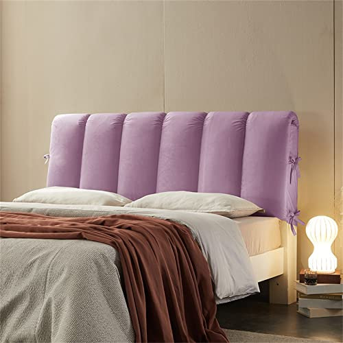 ZFGOJNBH Grande cuscino imbottito per testiera letto, per letto matrimoniale, king size, letto a castello, viola, 90 cm