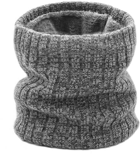 lifwimner Multifunktionstuch Schal Winter Halsschlauch Herren Damen Ski Schlauchschal Halswärmer Gesichtsschal Fleece Loop Schal Warm Nackenwärmer für Aktivitäten Sport
