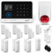 HUXGO® HXA003 Antifurto casa wireless WiFi + GSM 4G con radio sirena | Kit allarme casa senza fili: 7x rilevatori di movimento, 7x sensori di allarme per finestre/porte |Per Casa, Appartamento