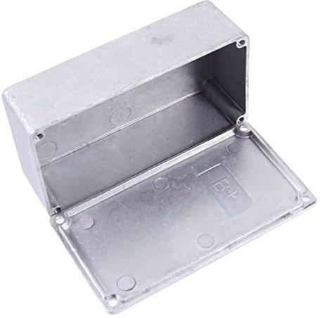 ibasenice Metall-effektgehäuse Aus Aluminium Für Gitarreneffekt Box Für Gitarreneffekt Mit Schrauben Für Einfache Installation