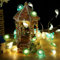 YeahBoom Lichterkette Meerestiere,2M 20LED Thema Meeresleben Lichterkette Batteriebetrieben,Seepferdchen Seestern Wellhornschnecken Muscheln Lichterkette,für Kinderzimmer Party Geburtstagsdeko