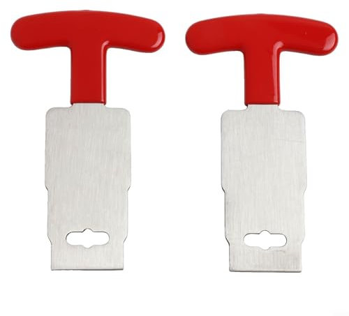 Pool Jet Removal Tool, Metallbasis Demontage Werkzeug mit Ergonomischer Griff für Rückstrom Armaturen (2 Stück)