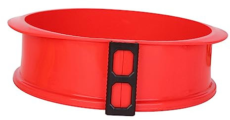 1Pieza Sartén de Silicona Desmontable Base de Vidrio para Hornear Tartas para Pasteles de Queso y Postres Color Aleatorio