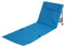 Dynamic24 Strandmatte mit Rückenlehne und Kissen Matte Strand Liege Strandstuhl Lehne Gartenliege Stuhl (Blau)