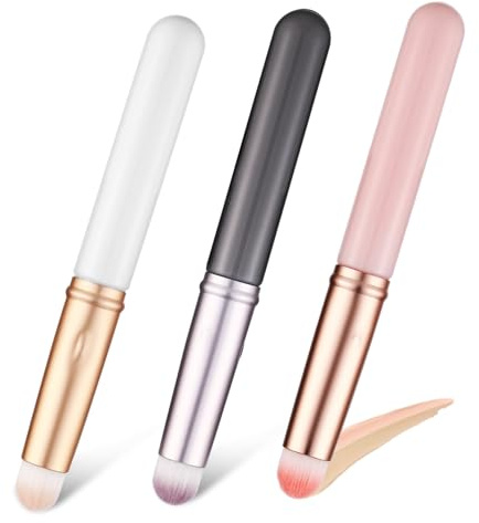 Drei Kleine Lippen- und Concealer-pinsel mit Kappen Weihnachten Mottoparty