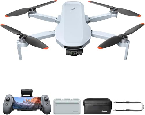 Potensic ATOM 2 3-Axis Gimbal 8K GPS Drone, Fly More Combo Bundle with Lanyard Neck Strap for Remote Controller