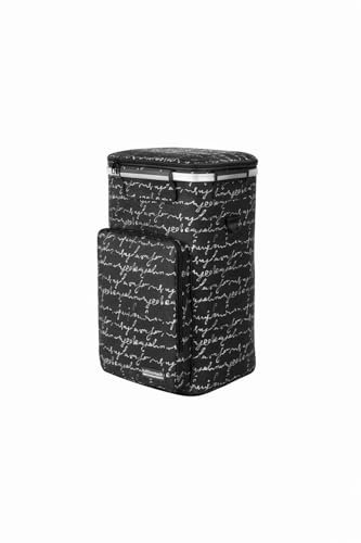 Rubberneck Ersatztasche Einkaufstrolley, 44 l, Kühlfach, Reflektor, Schwarz | Originalersatzteil, 44 l + 5-l-Kühlfach, Reißverschlussfach, Regenschirmfach, wetterfestes Polyester, Reflektorstreifen