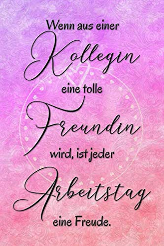 Lieblingskollegin: Wenn aus einer Kollegin eine Freundin wird, ist jeder Arbeitstag eine Freude. Notizbuch - Dot Grit - gepunktet - pink - Geschenk für beste Kollegin - Geniale beste Freundin