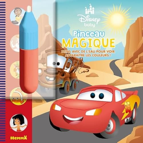 Disney Baby – Pinceau magique – Livre avec pinceau magique – Peinture propre - Dès 3 ans