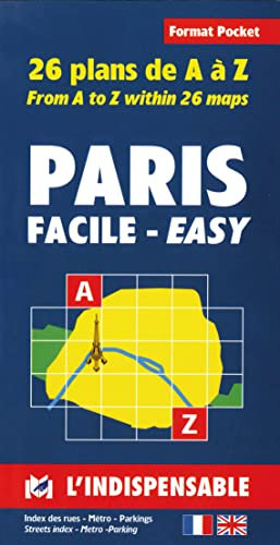 Plans de Paris: Paris street index and maps: Paris facile: 26 plans de A a Z