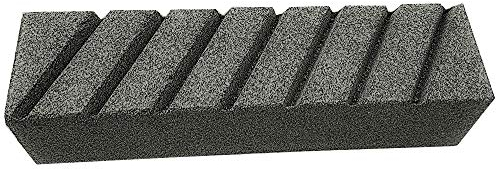 Zische Handschleifstein/Schruppstein/Rutscher, 200 x 50 x 50 mm, 7-fach geschlitzt, Siliciumcarbid, FEPA Körnung 36, für Beton und Estrich, Schleifstein grob