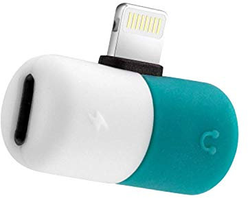 Adaptador de Auriculares para iPhone Aux, Adaptador de Audio AUX, Divisor de Auriculares y Cargador para iPhone XR XS XS MAX X iPhone 8/8 Plus iPhone 7/7 Plus iPod iPad iOS 11