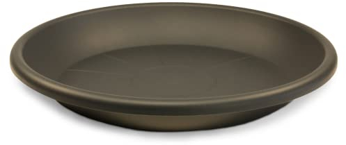 MePla Blumentopf-Untersetzer für Pflanzkübel Cilindro - runder Kunststoff-Unterteller - wetterfestes Pflanzgefäß - UV-beständig - Ø 78 cm (Innen: ø 56,8 cm) - Taupe