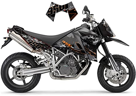 race-styles Aufkleber kompatibel mit KTM 950 Supermoto R | KTM 950 SuperEnduro R Dekor Grey (KTM 950 SuperEnduro R)