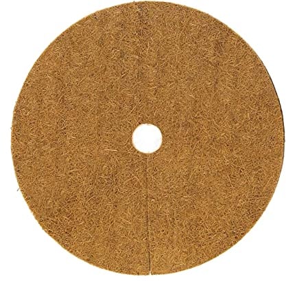 10 Stück 40cm Kokosfasern Mulchring Baumschutzmatte, Kokos-Mulchscheibe, Kokosscheibe Für Pflanzen, Kokosmatte Kübelabdeckung/Winterschutz Für Topfpflanzen, Pflanzenschutzmatte, Unkrautschutzmatte