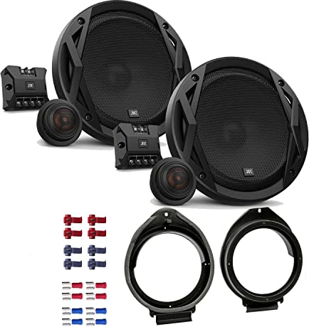 JBL Club 6500C Lautsprecher mit Einbauset passend für Opel Insignia 2008-2017 Türen vorne 360 Watt 165mm 2 Wege Kompo Auto KFZ PKW Boxen