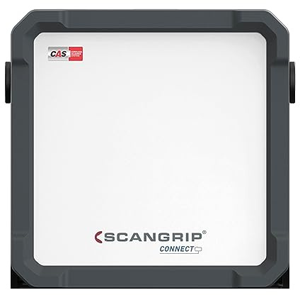 SCANGRIP Vega 2 Connect 2000 Lumen LED Portable Flood Light, Power Tool Battery Operated, Compact, Cordless, Waterproof (IP54)