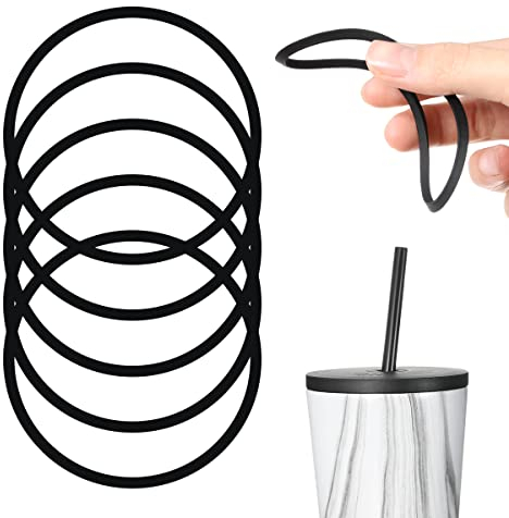 AIEVE Replacement Seals for Simple Modern Insulated Tumbler with Lid and Straw, 5 Pack Replacement Gasket for Simple Modern Tumbler