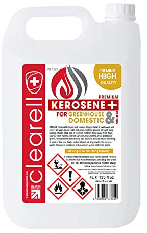 Clearell 4L | Pack of 1 | Premium Quality Kerosene Paraffin Heater Heating Oil Fuel | Compliant to BS2869C2 (4 Litres)