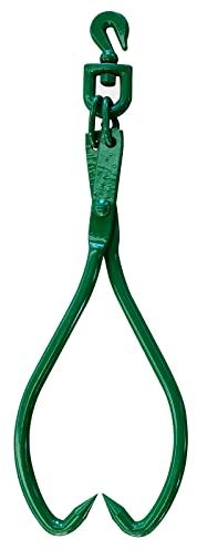 Holzkrallenhaken, 63,5 cm – Drehbarer Holzhebezange, robuste Greifzange, Holzklaue, Holzgleitzange für Holzfälle, Greifzange, 63,5 cm Backenöffnung
