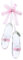Transparente Acryl-Ballerina-Ornamente mit Band und 2025 Hangtag – Ballettschuh Weihnachtsschmuck für Baumschmuck – Fee Patentante Schuh-Ornament in Geschenkbox