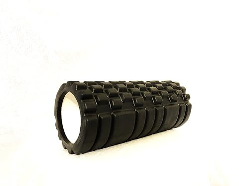 OHM Life - Rouleau de Massage Yin Yang - Massage musculaire pour jambes, dos et bras - Rouleau en mousse EVA - Idéal pour séance de Yoga, rééducation, échauffement sportif et soulagement musculaire