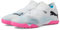 PUMA Men's Future 7 Match Turf Training Soccer Shoes, Puma White/Puma Black/Poison Pink, 9.5 UK
