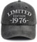 Xullaxth Limitierte Auflage 1970 1971 1972 1973 1974 1975 1976 1977 1978 1979 Mütze für Herren und Damen, verstellbare Baseballkappe aus Baumwolle, 1976 Schwarz, Einheitsgröße