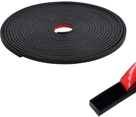 9M Flexible Zierleiste Selbstklebend Hell Deckenleisten, Schwarz Leiste Dekorative für DIY, Dekoration, Spiegelrand, Wand, Bilderrahmenränder, Schrank, Risse