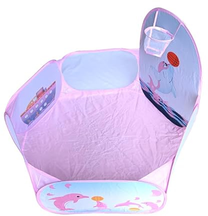Kiddy-Fux Zelt Pink für Bälle für Bällebad Ø5,5cm Bälle für Kinder Bällebäder Babybälle Plastikbälle Ballpool Bällepool Spielbälle Kinderbällebad 5,5cm Durchmesser
