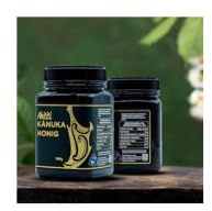 Ahititi Kanuka Honig aus Neuseeland – 100% reiner Naturhonig, Premium Qualität, ohne Zusatzstoffe oder Zucker, im versiegelten Glas, MPI-zertifiziert, 500g (2er Pack)