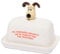 Half Moon Bay Beurrier en céramique Wallace and Gromit | Beurrier avec couvercle en céramique | Wallace and Gromit Gifts & Wallace and Gromit Merchandise | Beurrier en céramique avec couvercle avec