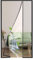 Magnetisches Moskitonetz 135x255cm Magnetisches Moskitonetz für Balkontür, Insektenschutz, magnetischer Türvorhang, Terrasse, Tür, Lamellen-Moskitonetz, magnetischer Vorhang Schwarz