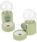SEWOART 2pcs Auto Cat Dog Feeder Waterer Hanging Pet Water Dispenser Bowl Pet Feeder View Window