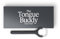 TheTongueBuddy™ Ergonomic Tongue Scraper - Hygienic Tongue Cleaner for Oral Hygiene & Fresh Breath Solution - Medical-Grade Stainless Steel Tongue Scrapers for Adults (Black)