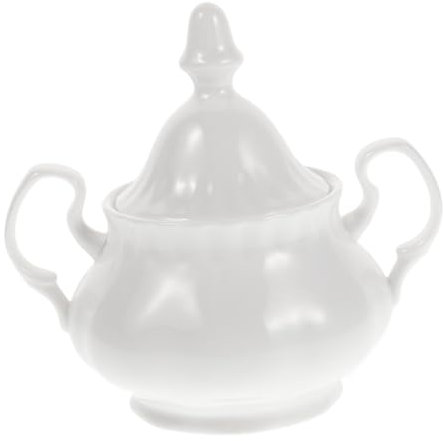 CONGARTENO Vintage Keramik Zuckerdose Mit Deckel Elegante Porzellan-speicherlösung Für Tee Und Kaffee Stilvolles Küchenaccessoire Mit Praktischem Design Und Vintage-charme