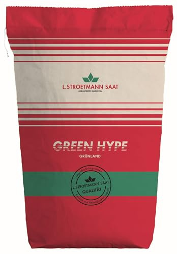 Heinrichs Agrar GreenHype Meteor Pferdeweide 5 kg ausreichend für 1250 m² Neuanlage auch zur Nachsaat geeignet - Profisaatgut für Koppel, Weide, Pferde, Wiese, Grassamen, Kräuter