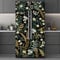 GOMAKERER 2 Pcs Fern Leaves Pattern Removable Refrigerator Wraps, Self-Adhesive Fridge Door Mural Vinyl Freezers Panel Cover Sticker for Kitchen Bar Decor, 41.5x200cm