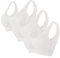 Lot de 3 Brassiere Sport Femme Soutiens-Gorge de sans Couture Sport Yoga Brassiere Soutien Gorge Sexy sous Vetements Feminins Soutien Gorge Push Up Outlet France Blanc L 2025
