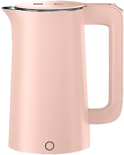 Bouilloire électrique Intelligente à ébullition Rapide, Chauffe-Eau Ultra-Silencieux pour thé, café, Lait maternisé, arrêt Automatique, capacité de 1,7 L, Acier Inoxydable Rose