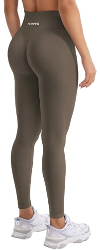 YEOREO Damen Sport Leggings Invisible Scrunch Butt Gym Leggings