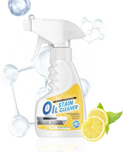 YNPQTDS Küchenreiniger Spray - Flecken Entferner Lösung 120ml | Starkes Reinigungsmittel Gegen Fett Schmutz Für Küchenboden Backofen Arbeitsplatte Fliese Dunstabzug Kochfeld Badezimmer Wand Herd Grill