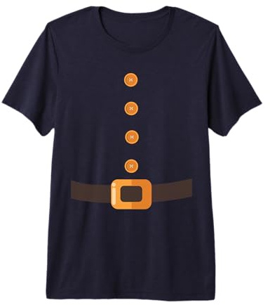 Costume d'halloween Nain pour Groupe de 7 Personnes T-Shirt Haut de Gamme